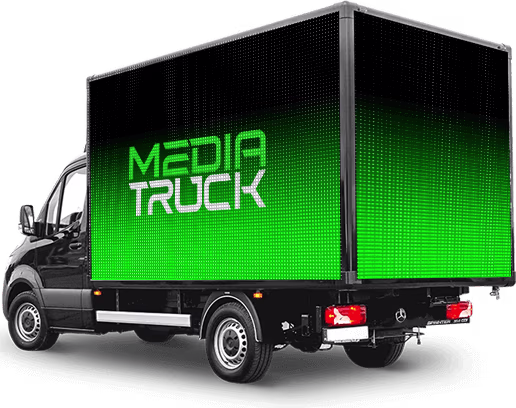 Digital Transit Advertising Truck